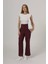 Duble Paça Pantolon - Bordo 3