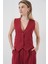 6709 Yelek Pantolon Ikili Takım - Bordo 4