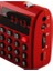 ESLIFETECH26 Mini Music Speaker Radyolu-Fenerli-Sd Kart Girişli Usbli-Radyo-Müzikçalar Kırmızı 2