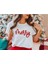 Merry Baskılı T-Shirt - Beyaz 1