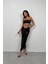 Payetli Straplez Crop Etek Takım 5