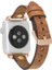 Apple Watch Uyumlu Deri Kordon 38-40-41MM Gt G19 Taba 2