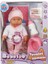 30011 Bebelou Tuvalet Zamanı Sesli Bebek Seti 35 cm -Sunman 2