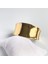 Bolden Geçirmeli Gold Çelik Luxury Kelepçe 4