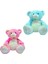 62556 Peluş 35 cm Burnu Yıldızlı Ayı -1 Adet Fiyatıdır 1