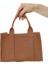 Baghashtag Kahverengi Deri Mini Tote Çanta 3