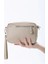 Baghashtag Koyu Krem Minik Unisex 3 Gözlü Deri Çanta 5