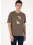 Bisiklet Yaka Vizon Erkek T-Shirt Galıa 1