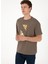 Bisiklet Yaka Vizon Erkek T-Shirt Galıa 3