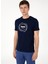Bisiklet Yaka Lacivert Erkek T-Shirt S-Unka 3