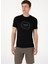 Bisiklet Yaka Siyah Erkek T-Shirt S-Unka 3