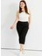 Normal Bel Normal Siyah Kadın Pantolon 25YSL5381-BB 1
