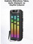 GTS-1852 Taşınabilir Rgb Ledli Bluetooth Hoparlör Usb-Tf Siyah 5
