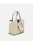 03CAH309420A400 KADIN Deri Ekru Kilit Detaylı Tote Çanta 3