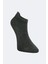 3'lü Gri Tonları Özel Topuk Teknolojili Viskon Kadın Patik Çorap 3