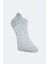 3'lü Gri Tonları Özel Topuk Teknolojili Viskon Kadın Patik Çorap 5