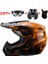 Uni Yetişkin Motosiklet Kaskı Off-Road Kask Seti (Yurt Dışından) 1