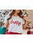 Merry Baskılı T-Shirt - Beyaz 1