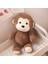 Yumuşak Yeni Hayvan Maymun Bebek Sevimli Maymun Peluş Oyuncaklar Kızlar Doğum Günü Giftheight: 25CM/RENK: Maymun (Yurt Dışından) 1