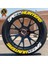 Speedhunter Motosiklet & Araç Oto Lastik Yazısı Sticker Arma 4 Adet 2.5 cm 1