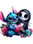 Disney Numaraya Göre Boya Stitch Karikatür Dıy Sanat Numaraya Göre Boyama Noelden Önce Kabus Çizim Çiçek Cadılar Bayramı Hediyesi Renk: DSN-1455-ZD / Boyut (Cm): 30X30CM Çerçeve Yok (Yurt Dışından) 1