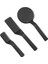 3 Parçalı Döner Spatula Seti Naylon Spatula Muffin Spatula Kurabiye Spatula (Yurt Dışından) 2