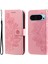 Google Pixel 9/ Pixel 9 Pro Kılıf Çiçek Desenli Pu Deri Cüzdan Standı Telefon Kılıfı (Yurt Dışından) 1