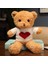 Kazak Teddy Ayı Ayı Doğum Günü Bebek Peluş Oyuncak Zemin Itme Halkası Sevgililer Günü Hediyesi (Yurt Dışından) 1