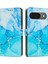 Google Pixel 9/ Pixel 9 Pro Stand Kılıf Mermer Desen Pu Deri Cüzdan Telefon Kılıfı Bilek Kayışı ile (Yurt Dışından) 1