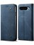 Google Pixel 9/pixel 9 Pro Kılıfı Kot Kumaş Dokusu Çizilmez Deri Standlı Telefon Kılıfı (Yurt Dışından) 1