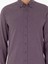 Erkek Mürdüm Slim Fit Uzun Kollu Gömlek 50291698-VR074 6