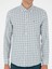 Erkek Haki Slim Fit Pamuklu Kareli Gömlek 50291318-VR027 6
