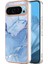 Google Pixel 9/pixel 9 Pro Tpu Mermer Desenli Kılıf Galvanik Kenar Telefon Kılıfı (Yurt Dışından) 1