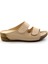 Bej Leather Kadın Terlik K04331023203 1