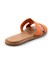 Turuncu Leather Kadın Terlik K04507430003 3