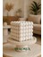 Bubble Kare Beton Saksı & Kalemlik - Modern Minimalist Dekoratif Organizer 3