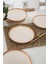 Mat Krem Gold File Nordic Pasta Tabağı 22 cm 6 Adet 3
