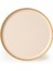 Mat Krem Gold File Nordic Pasta Tabağı 22 cm 6 Adet 4