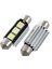 2x Smd LED Festoon 39 mm Canbus C5W 12V 3 Güç Smd Plaka ve Okuma Işığı - Bmw 3 Serisi 5 Serisi 7 Serisi Için E34 E36 E38 E39 E46 E60 E90, Beyaz (Yurt Dışından) 4