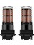 2 Adet LED Ampul 3156 P27W T25 3014 144SMD Canbus Lambası Yüksek Parlaklık Araba Arka Ampul Fren Lambaları Geri Vites Sinyal Lambası Kırmızı (Yurt Dışından) 1