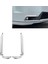 Araba Ön Sis Farı Lambası Kaş Sis Farı Trim Çerçeve Ön Tampon Ayırıcı Spoiler Honda Stepwgn Rp8 Gümüş (Yurt Dışından) 2