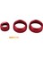 Ac Iklim Kontrolü ve Radyo Ses Düğmesi Halka Kapakları Bmw 1 2 3 3gt 4 Serisi (F20 F22 F30 F31 F32 F33 F80 F82 F87) 3 Adet Kırmızı (Yurt Dışından) 1