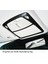 Nissan Navara Için NP300 2016-2021 Araba Karbon Fiber Ön Okuma Anahtarı Işık Lambası Krom Çerçeve Trim Etiket Aksesuarları (Yurt Dışından) 2