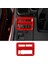Ford F150 F-150 2021 2022 Araba Far Anahtarı Kontrol Paneli Kapağı Trim Çerçeve Dekor Etiket Aksesuarları, Kırmızı (Yurt Dışından) 2