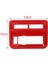 Ford F150 F-150 2021 2022 Araba Far Anahtarı Kontrol Paneli Kapağı Trim Çerçeve Dekor Etiket Aksesuarları, Kırmızı (Yurt Dışından) 5