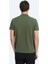 Haki Düz Polo Yaka %100 Pamuk T-Shirt 5
