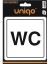 Uniqo Uyarı Etiketi Wc Yazısı 1