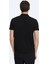 Siyah Düz Polo Yaka %100 Pamuk T-Shirt 5