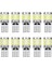10X T10 W5W LED Canbus Ampuller 168 194 3014 Smd Araba Park Lambası Plaka Lambası Boşluk Lambaları Okuma Lambaları Beyaz (Yurt Dışından) 1