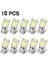 10X T10 W5W LED Canbus Ampuller 168 194 3014 Smd Araba Park Lambası Plaka Lambası Boşluk Lambaları Okuma Lambaları Beyaz (Yurt Dışından) 2